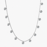 The Lyra Floating Moissanite Necklace
