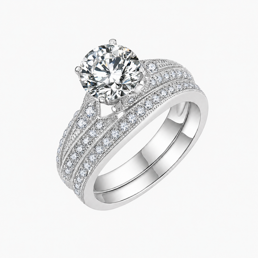 The Bernadette Vintage Moissanite Ring